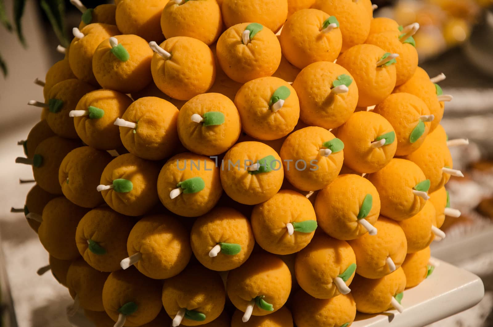 Decoration for weddings, candies