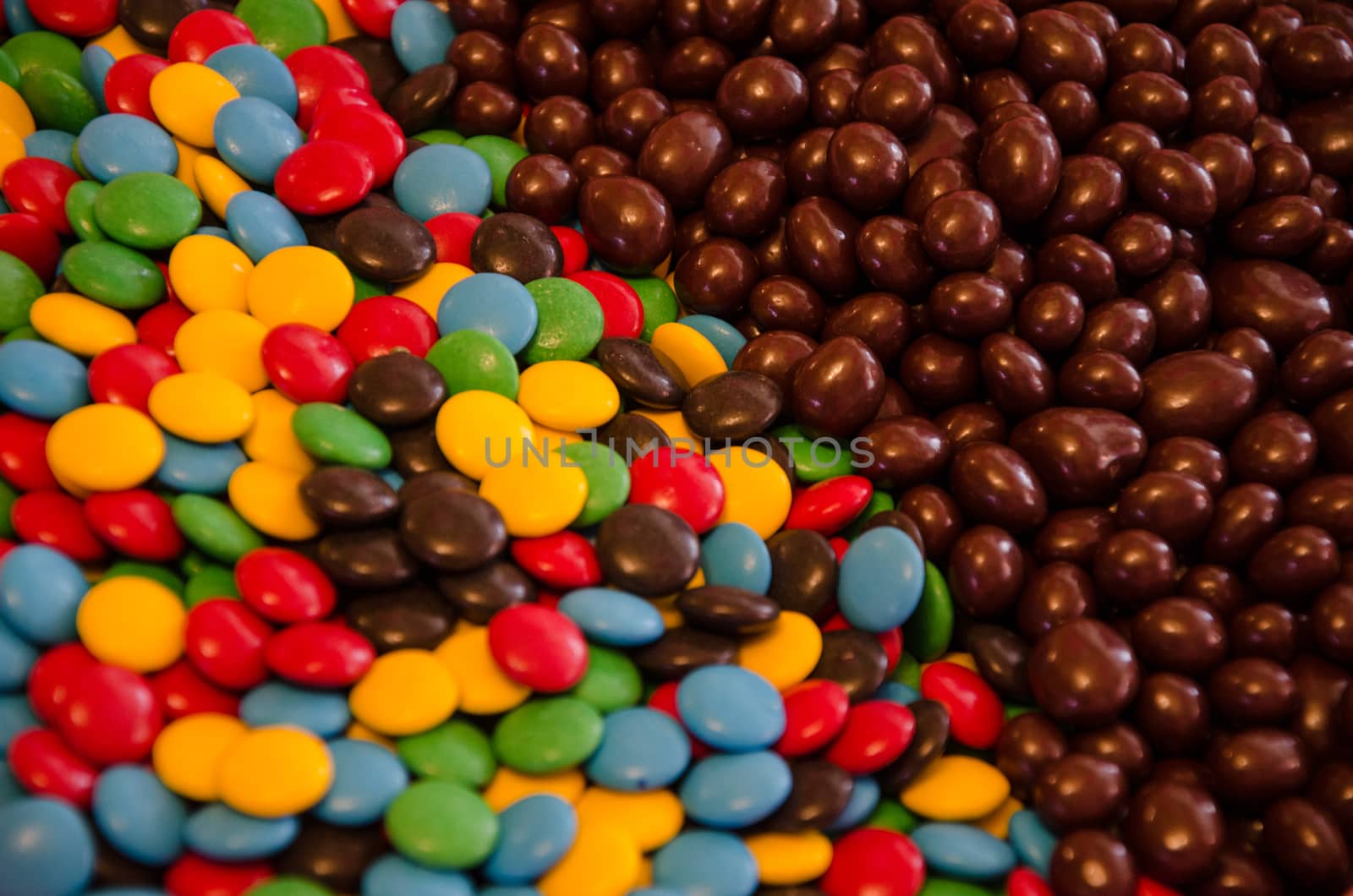 Candies and chocolate