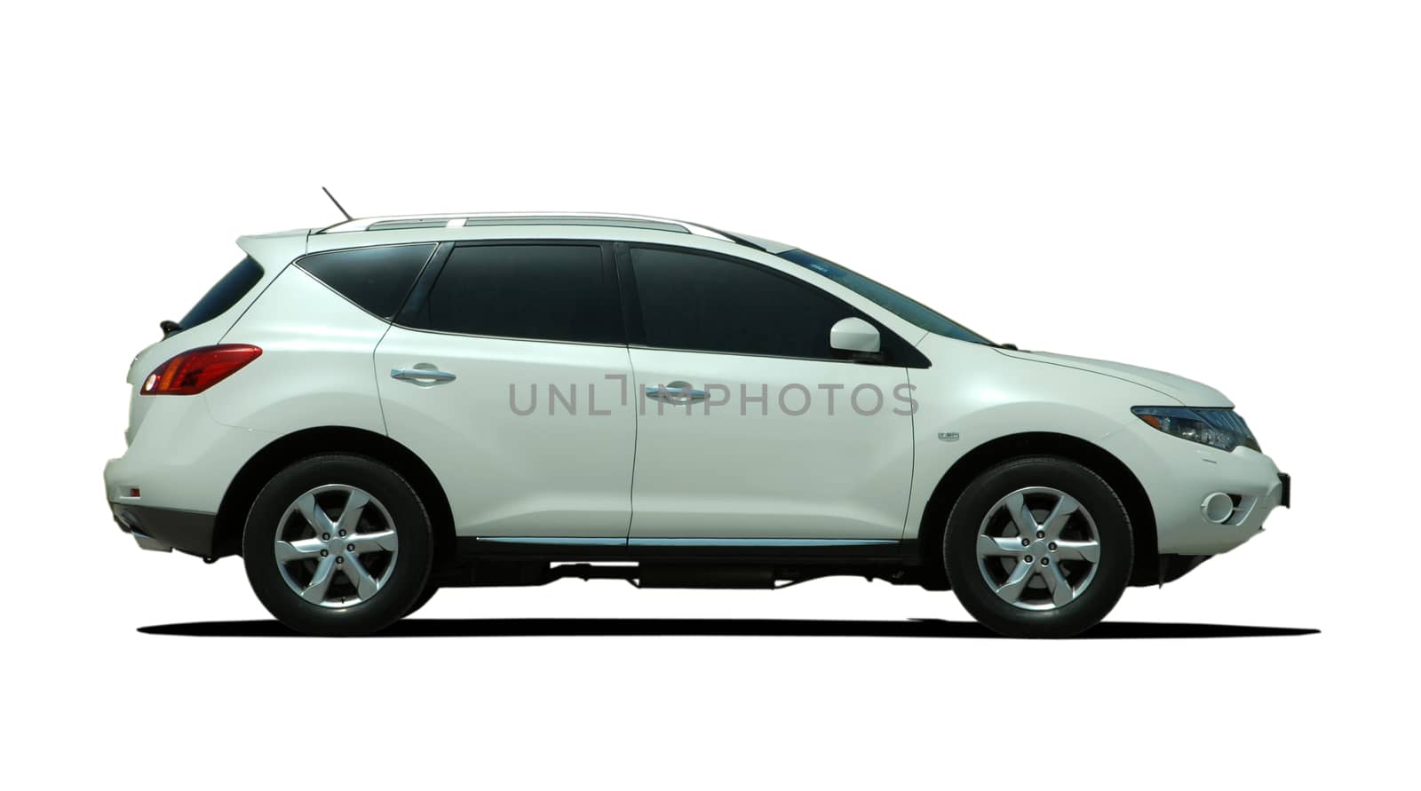 large SUV on a white background
