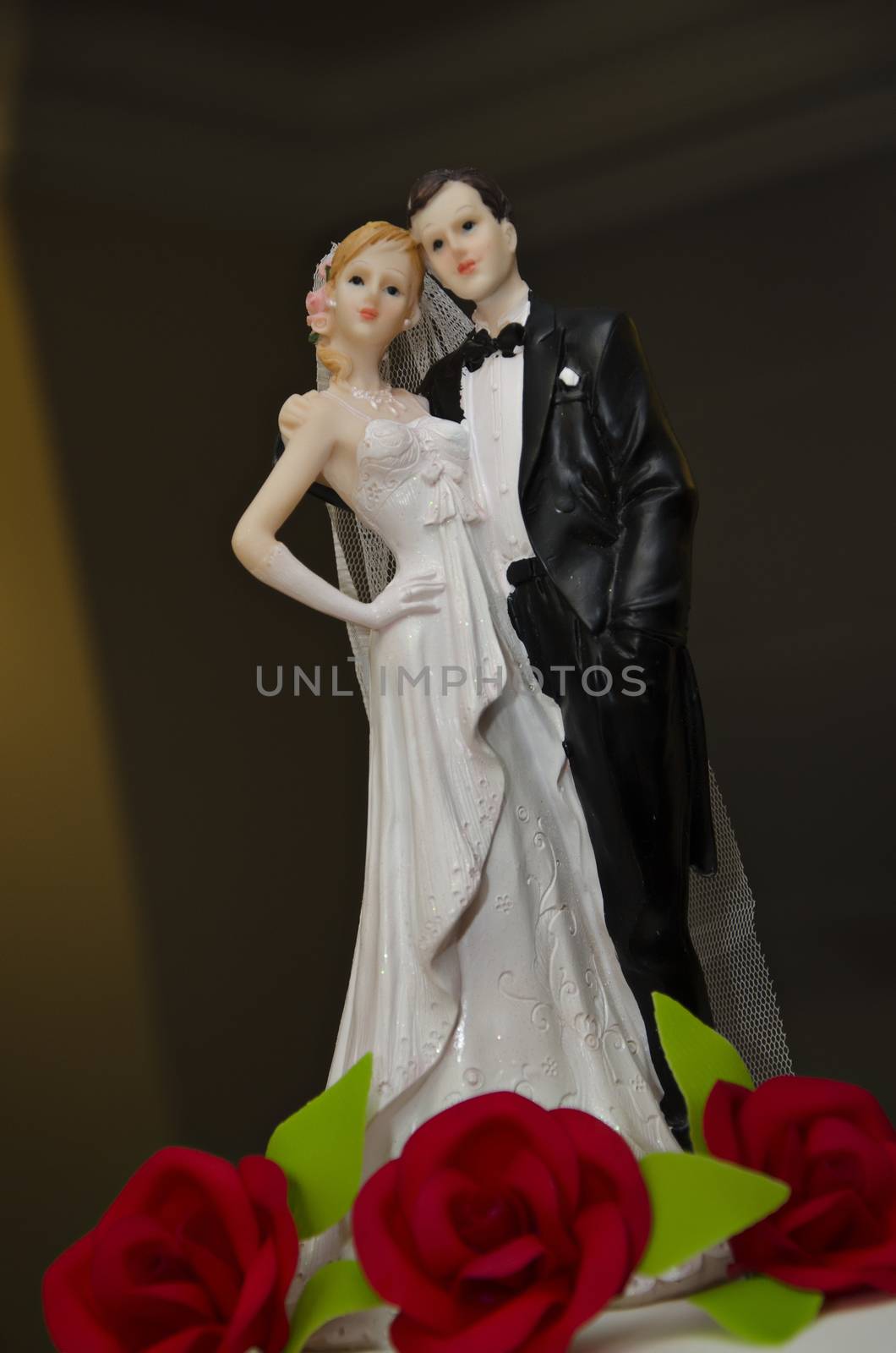 Boyfriends dolls, in a cake