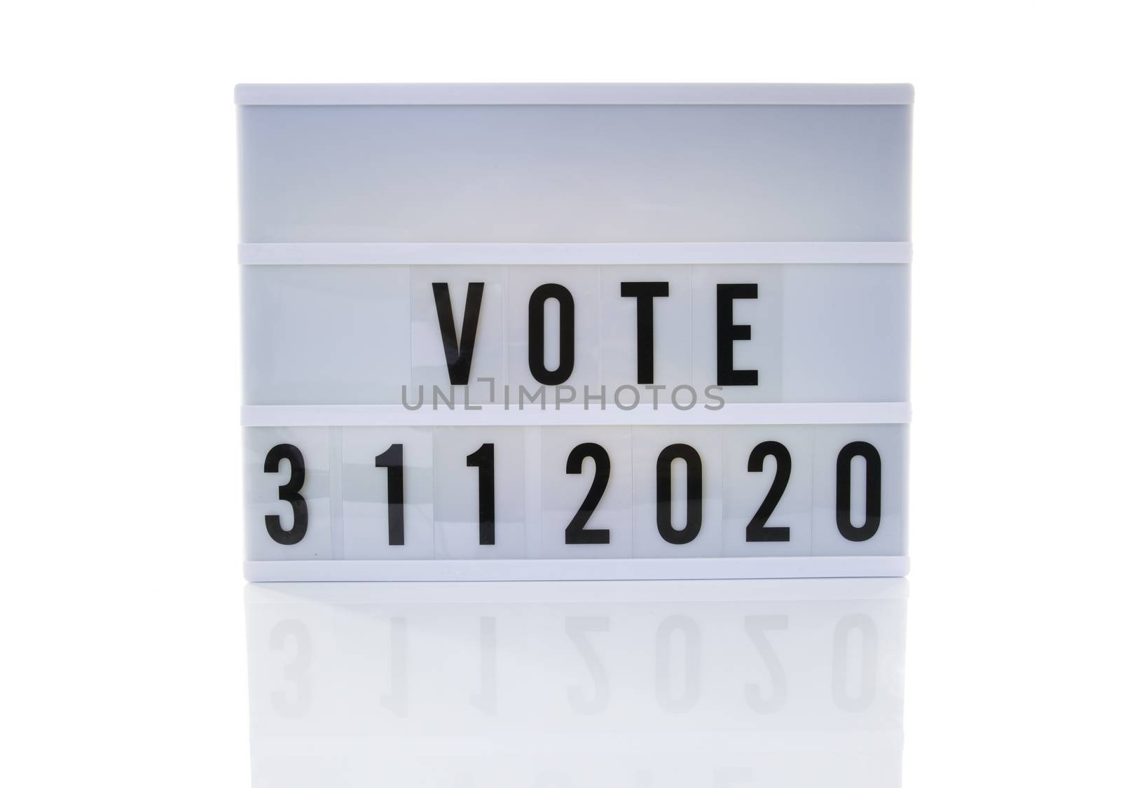 remember to vote on three november 2020 for the american united stage presidential election text on whte background