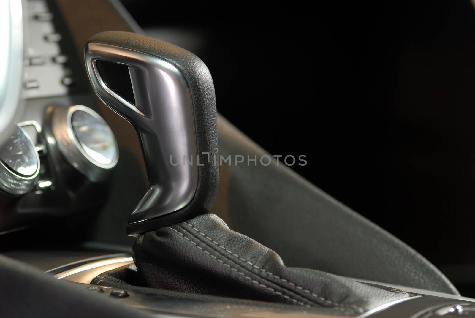 Automatic gear shift handle,luxury car interior