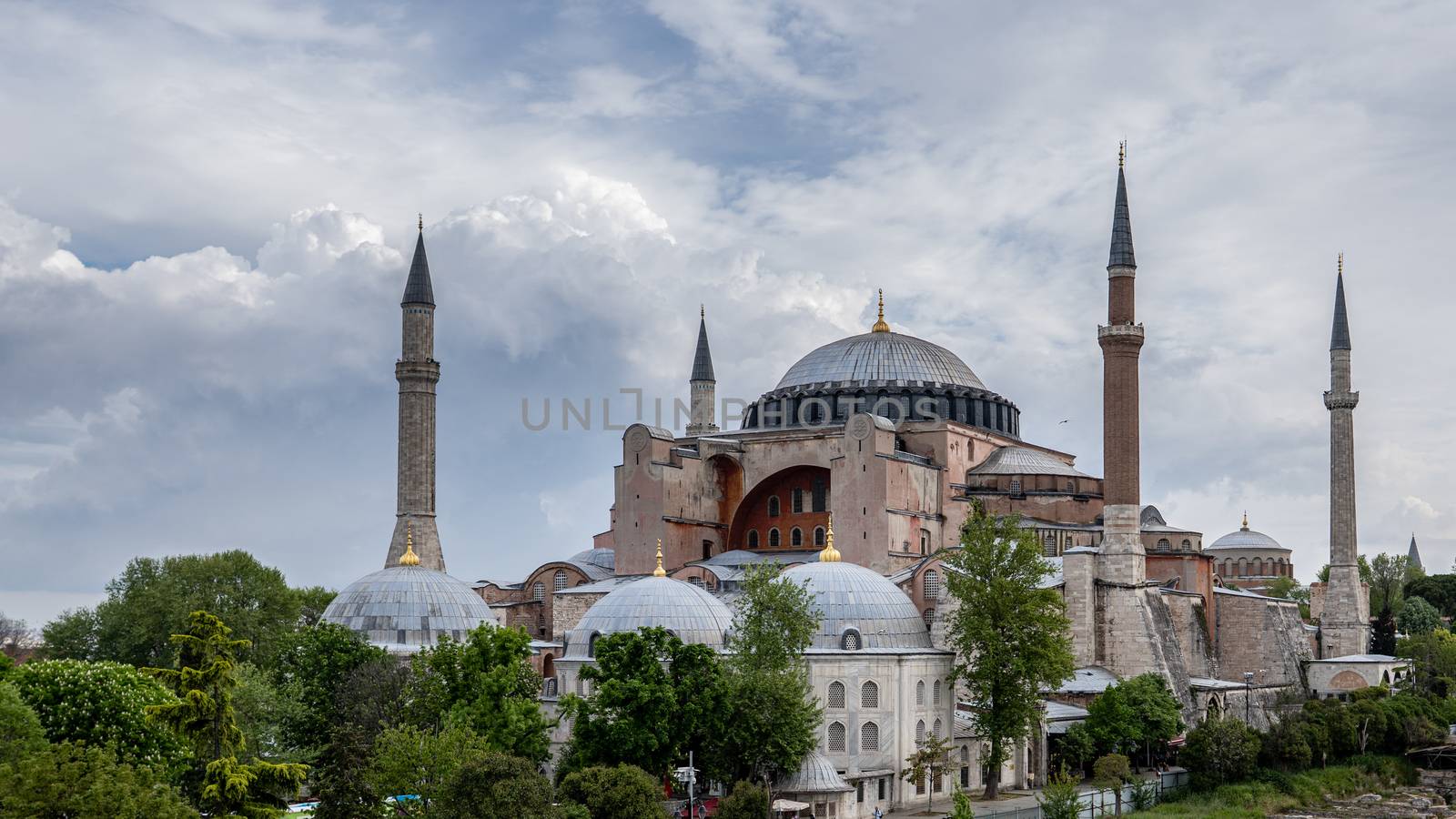 The mosque of Hagia Sophia in Istanbul, Turkey.