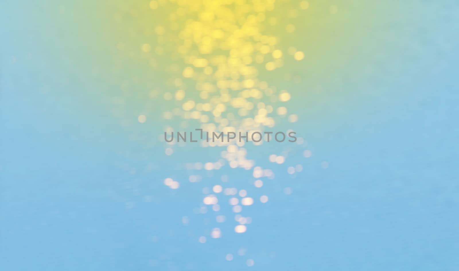 Blur Glitter effect bokeh on Surface water background, Water bokeh in the river nature