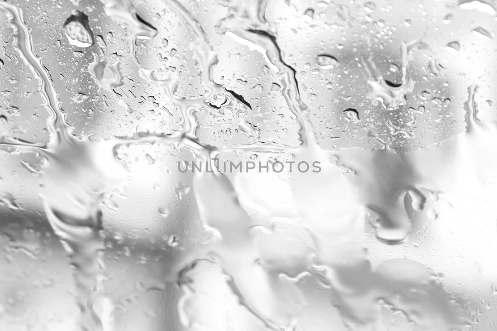 Water splashes fresh drop on window glass for abstracts background rainy season, ice background cool feeling fresh with splash motion