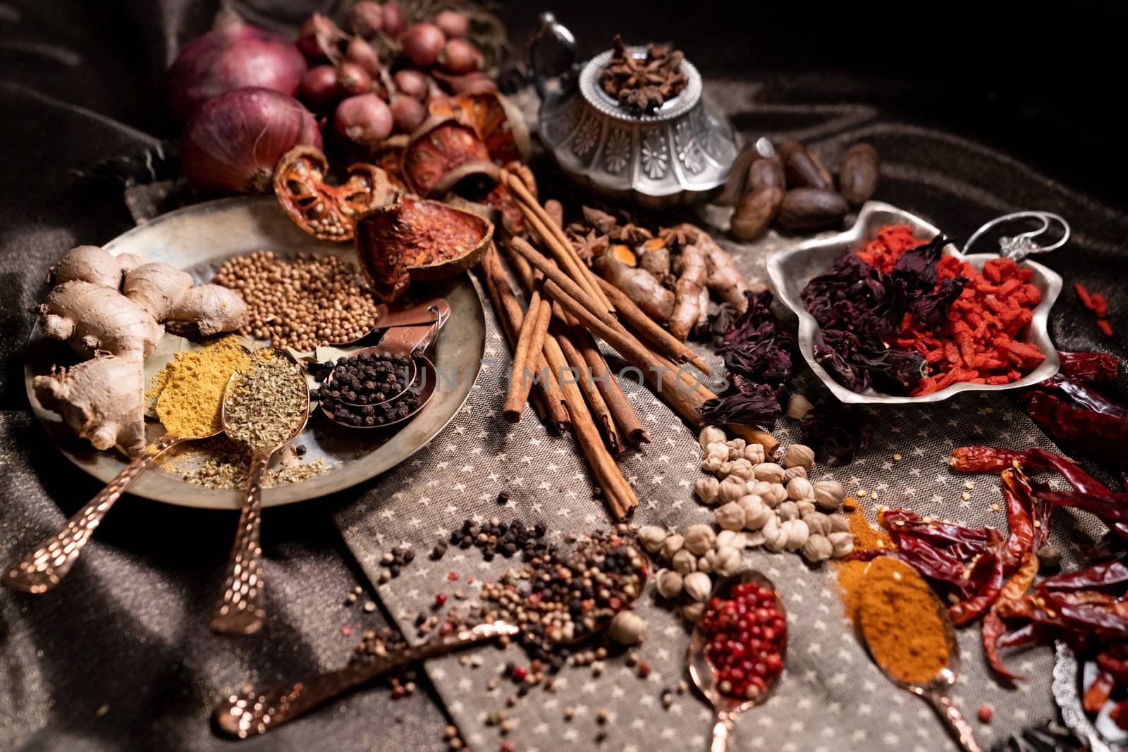 Spice dry Herb Seasoning aroma food.