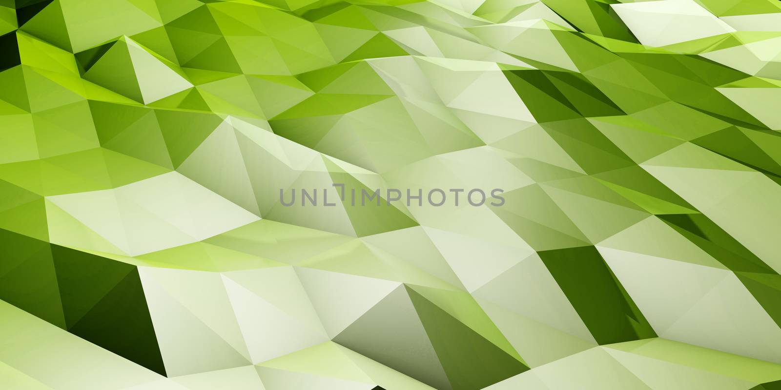 Polygon Landscape Abstract as a Graphic Design Element