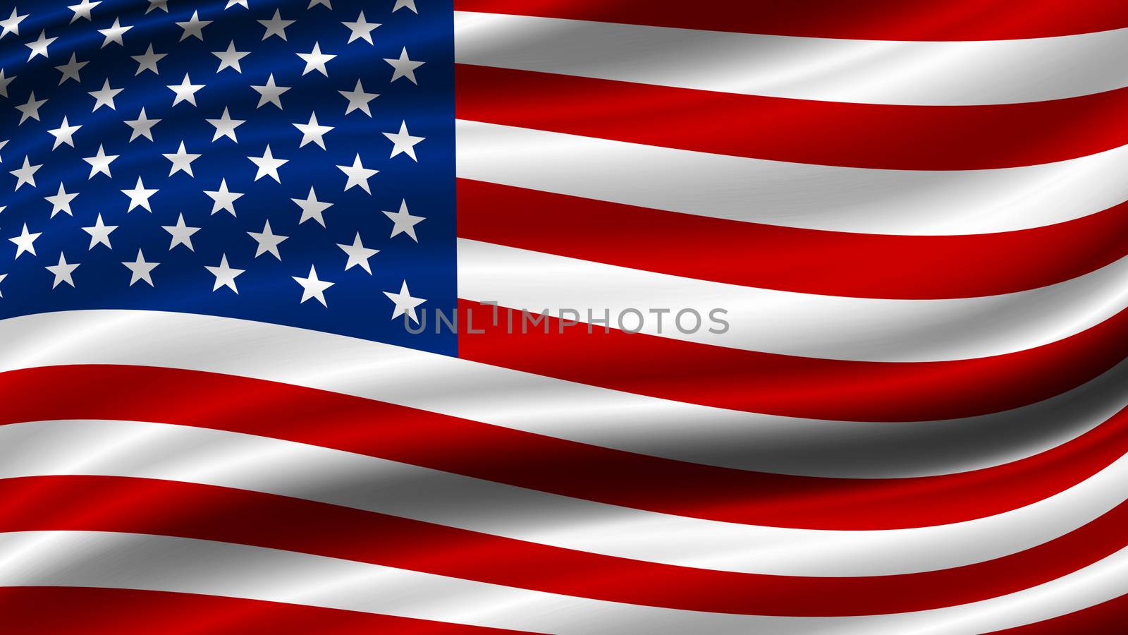 USA or america flag background with copy space by Myimagine