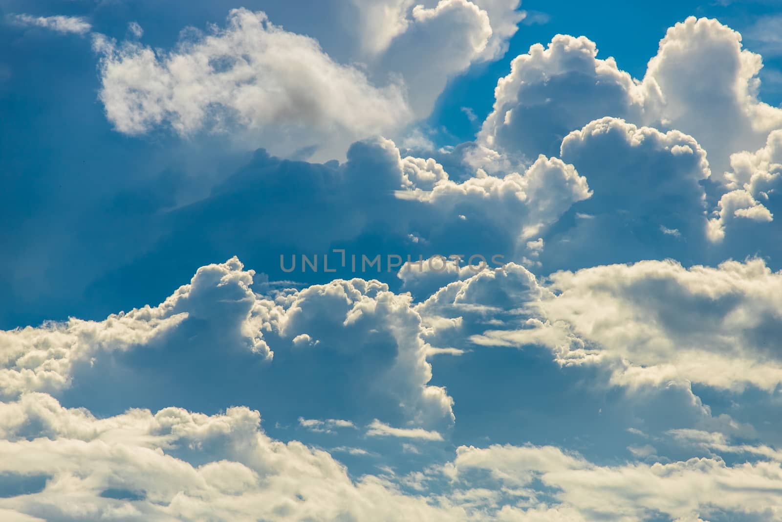 colorful dramatic sky with cloud at sunset by freedomnaruk