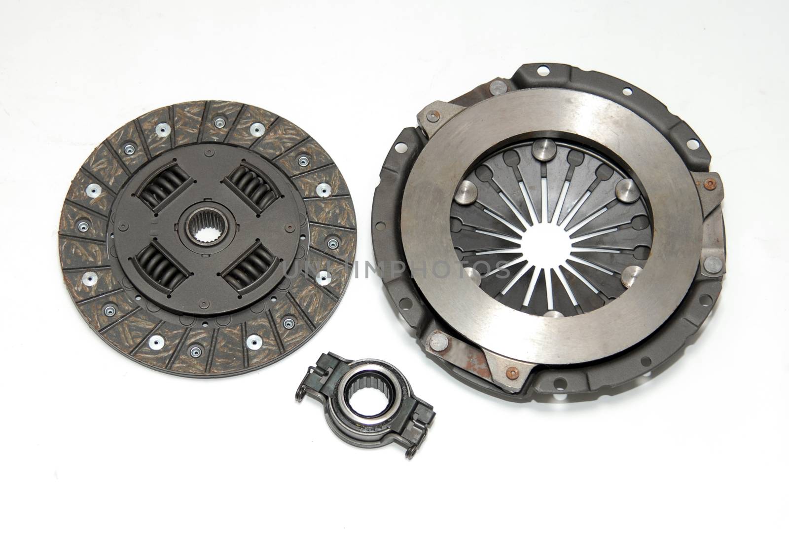 Clutch kit isolated on a white background