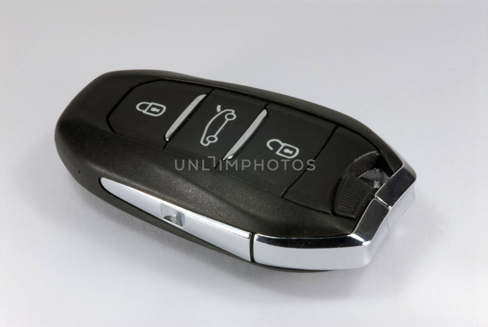 Car key isolated on white background
