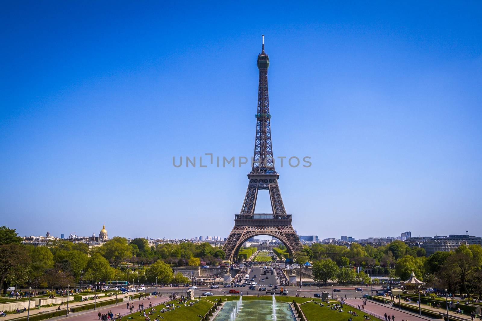 Eiffel Tower, the number one icon in Paris, France.