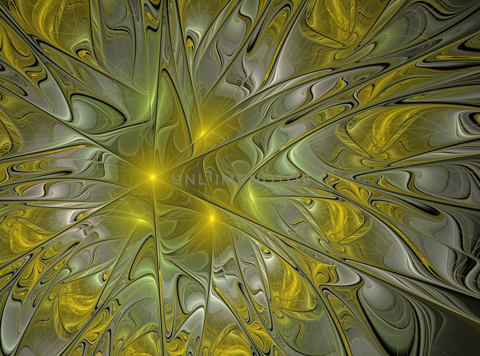Beautiful fractal floral art. Computer generated graphics. Abstract floral fractal background for art projects