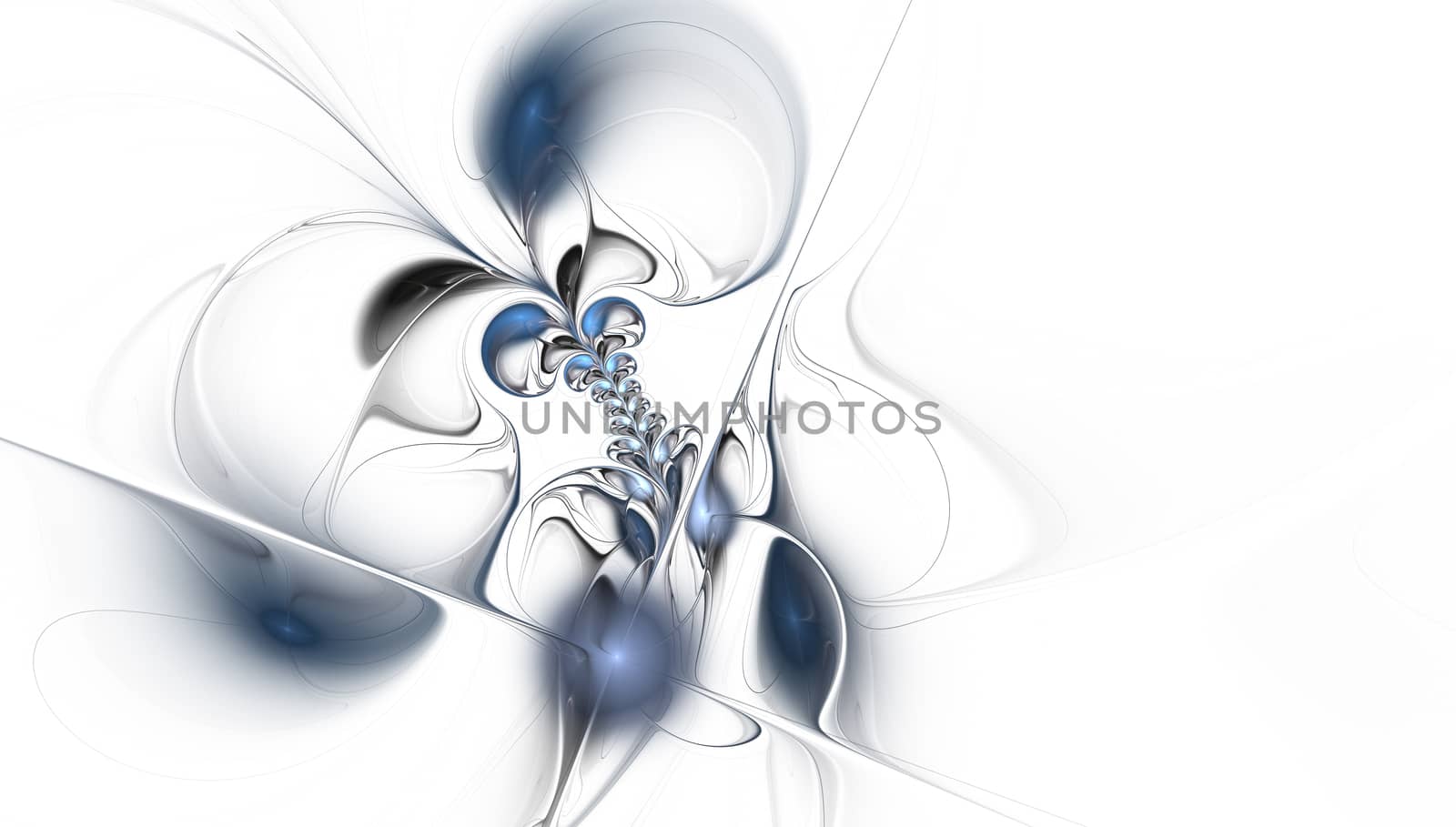 Beautiful fractal floral pattern. Computer generated graphics. Abstract floral fractal background for art projects