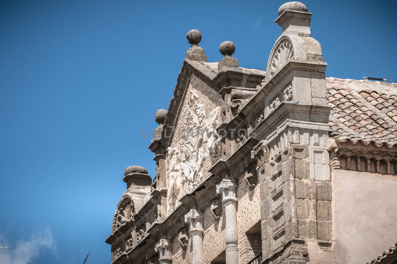 Architectural detail of the museum Santa Cruz de Toledo by AtlanticEUROSTOXX