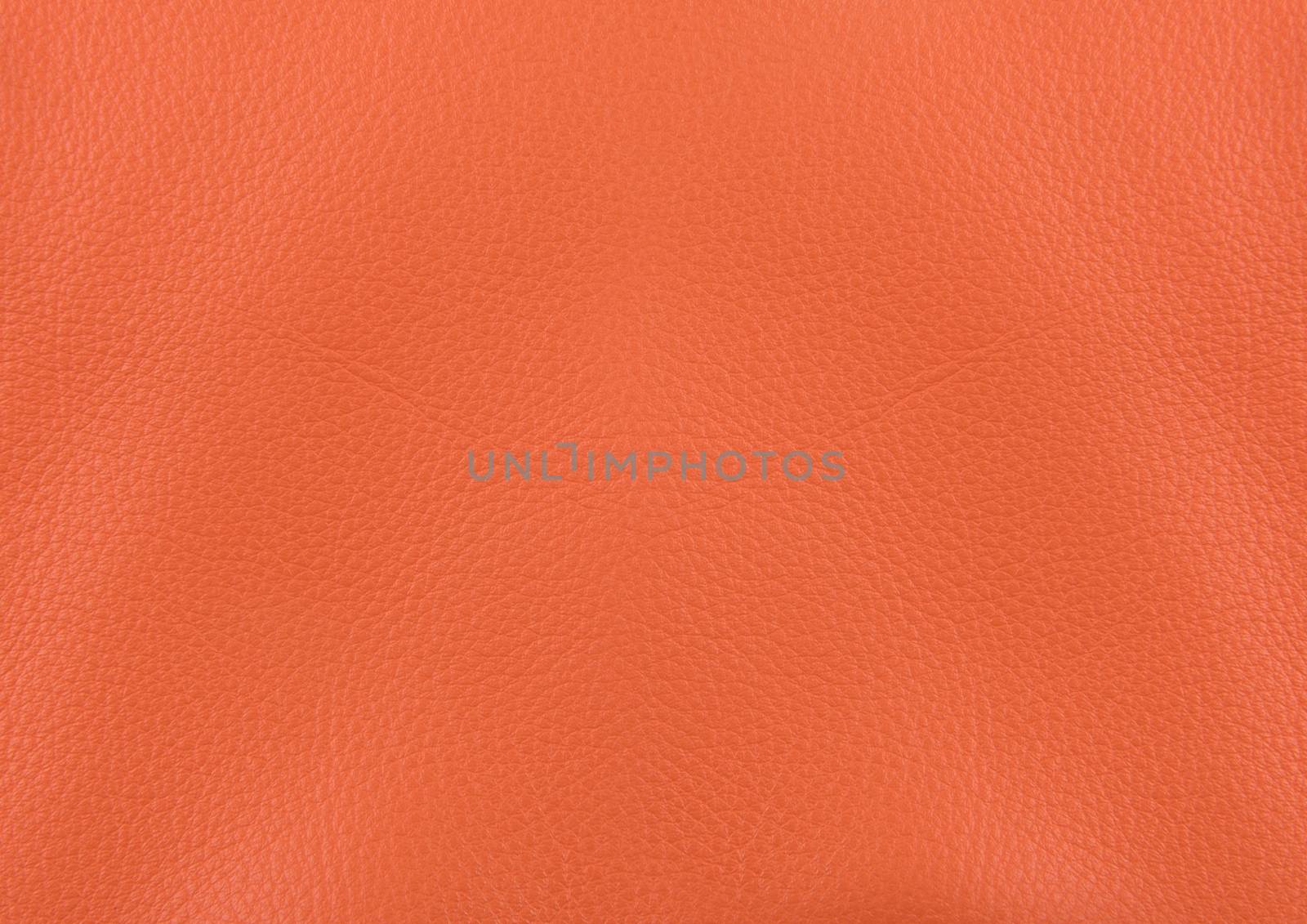 orange leather surface for background