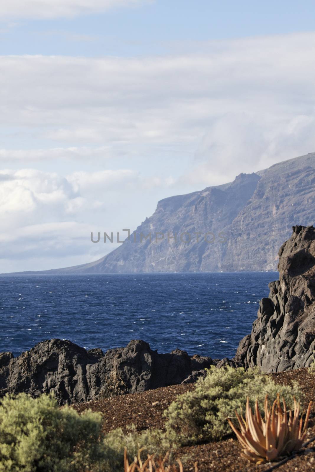 Los Gigantes - a cliff at tenerife