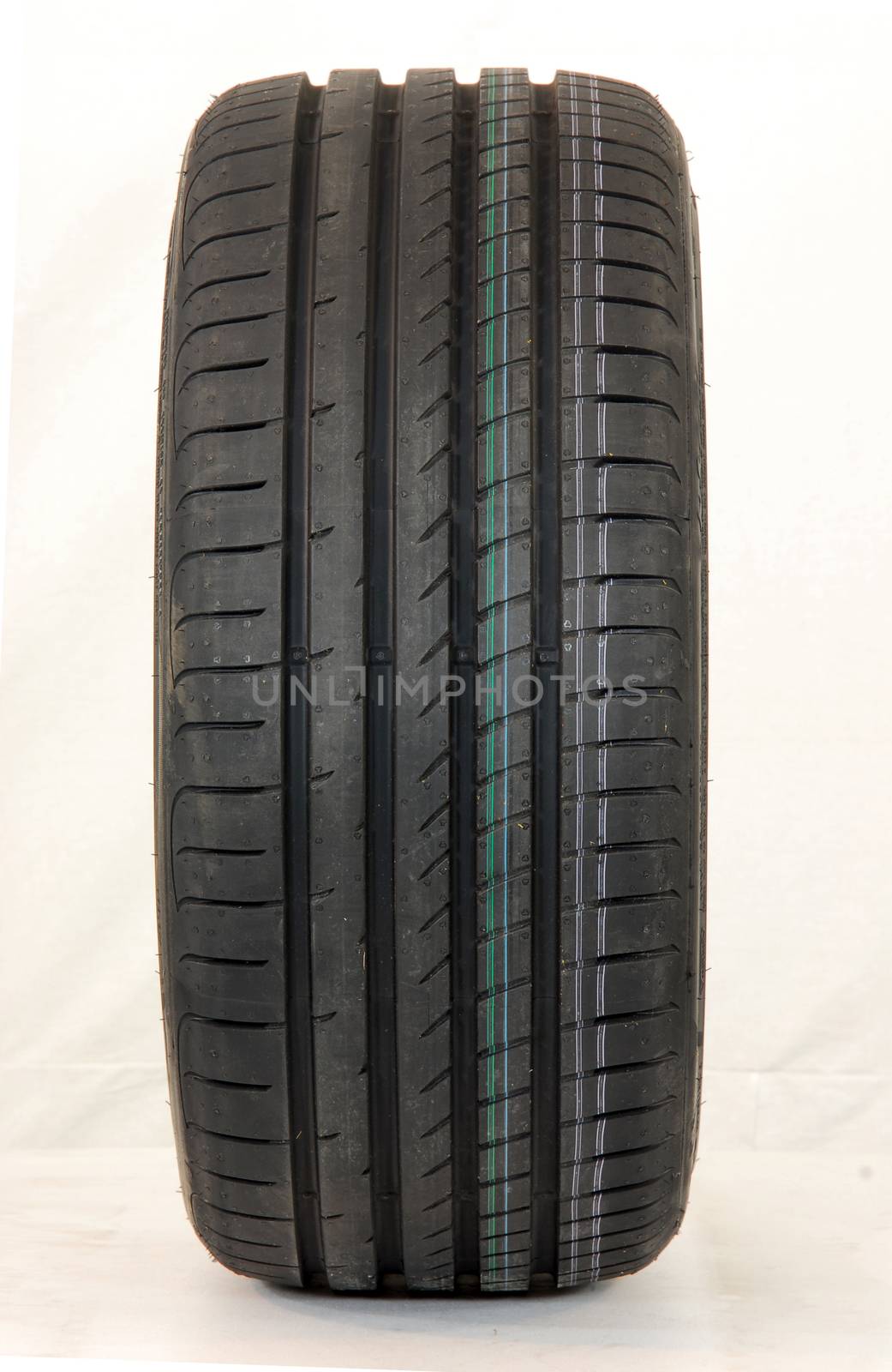 Brand new modern summer sports car tire