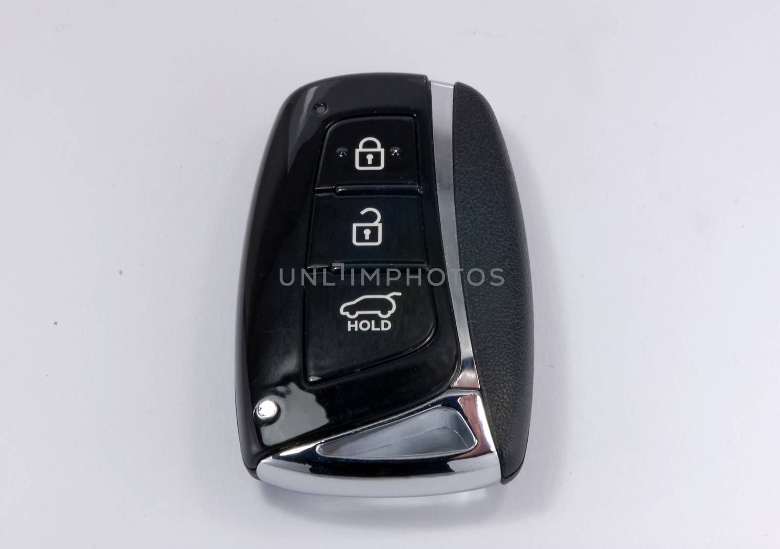 Car key isolated on white background