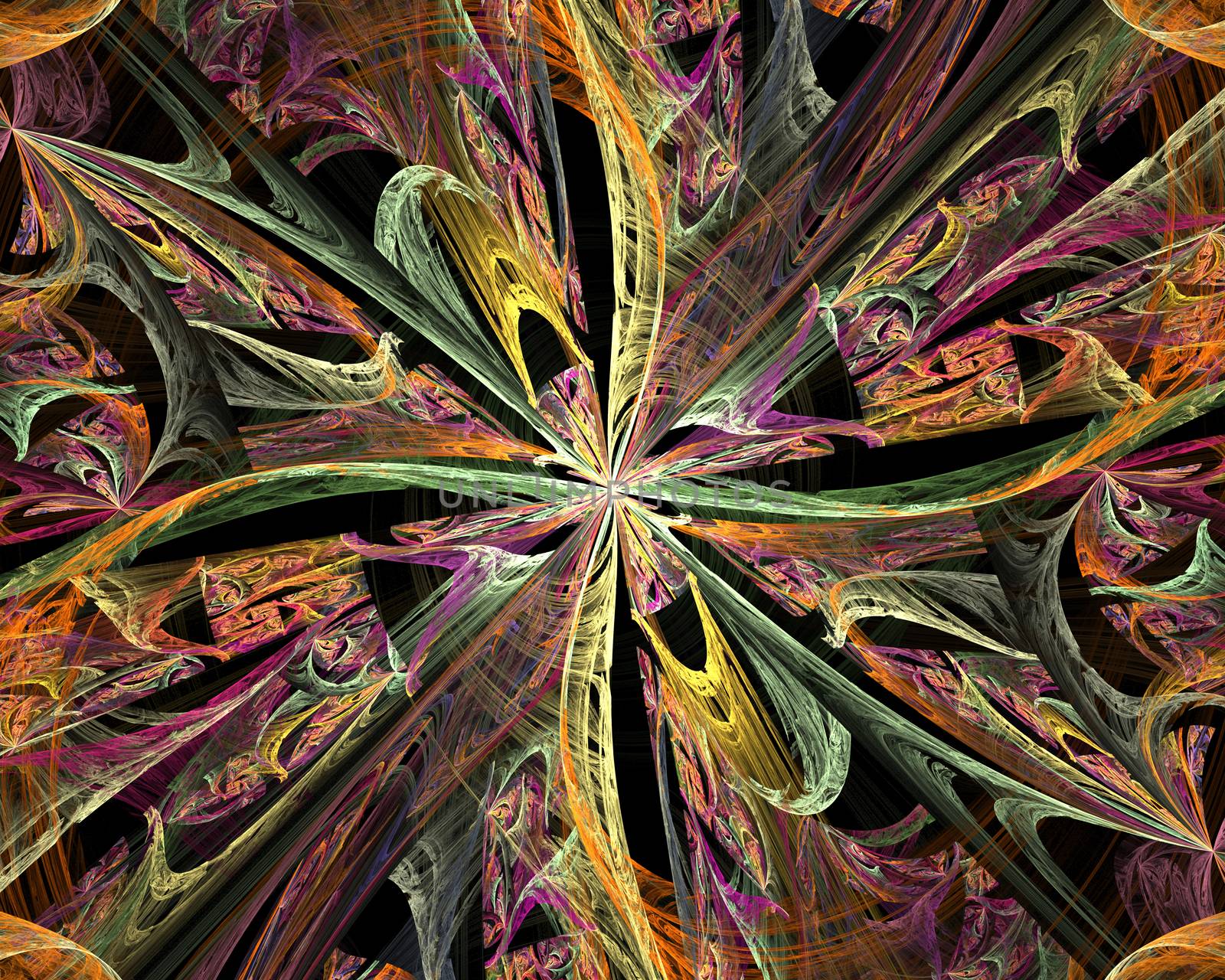 Abstract kaleidoscope background. by NatalyArt