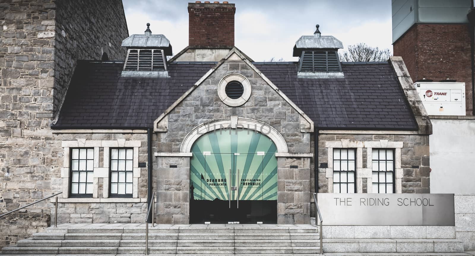 Architectural detail of the riding school in Dublin, Ireland by AtlanticEUROSTOXX