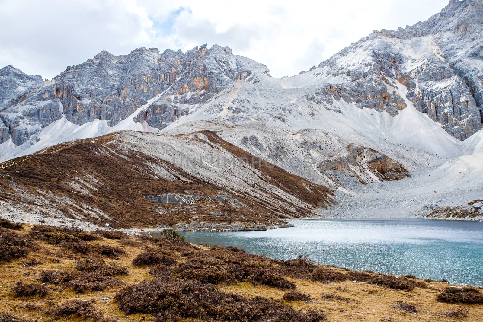 Five Colors Lake at Doacheng Yading National park, Sichuan, Chin by freedomnaruk