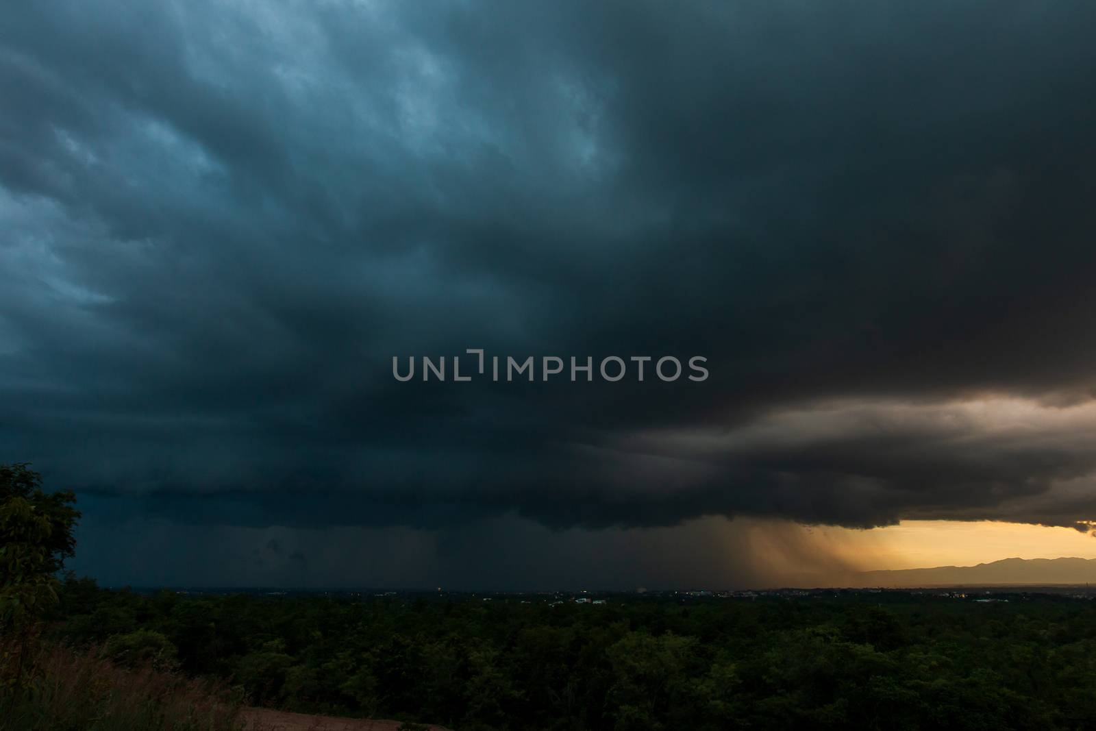 thunder storm sky Rain clouds  by freedomnaruk