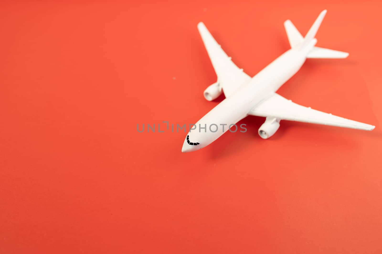 Model plane,airplane on pastel color background by freedomnaruk
