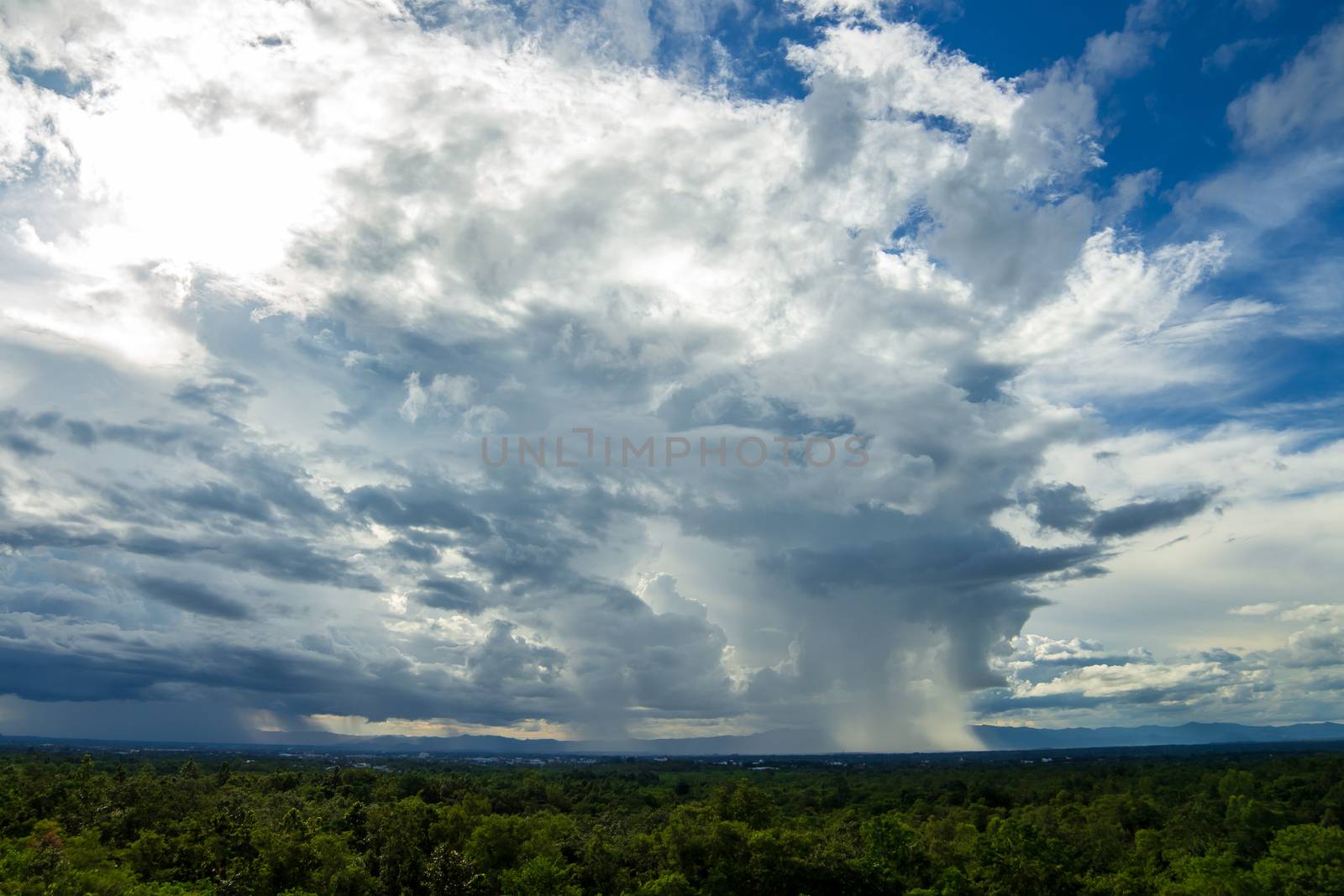 thunder storm sky Rain clouds