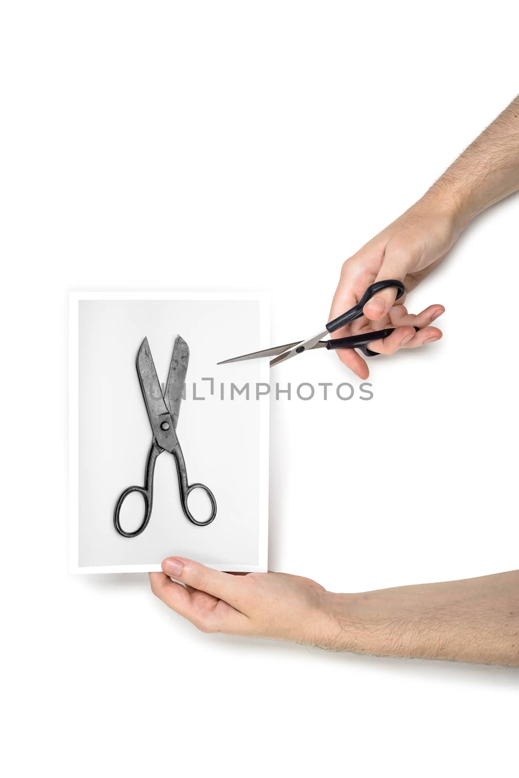 Photo, Scissors and Hand by MaxalTamor