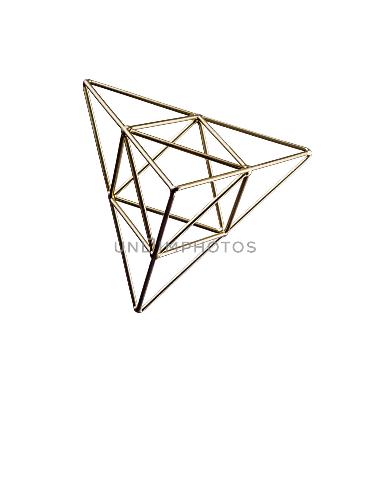 Golden triangular pyramid  by MaxalTamor