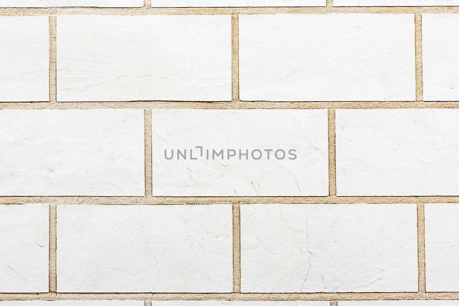 Background from a white brick wall