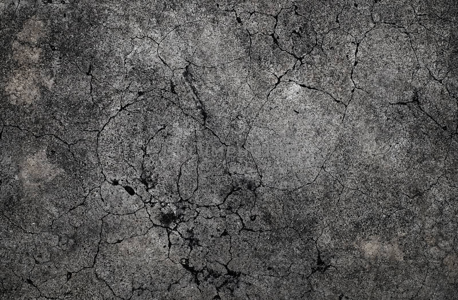 Cracked concrete texture background by Myimagine