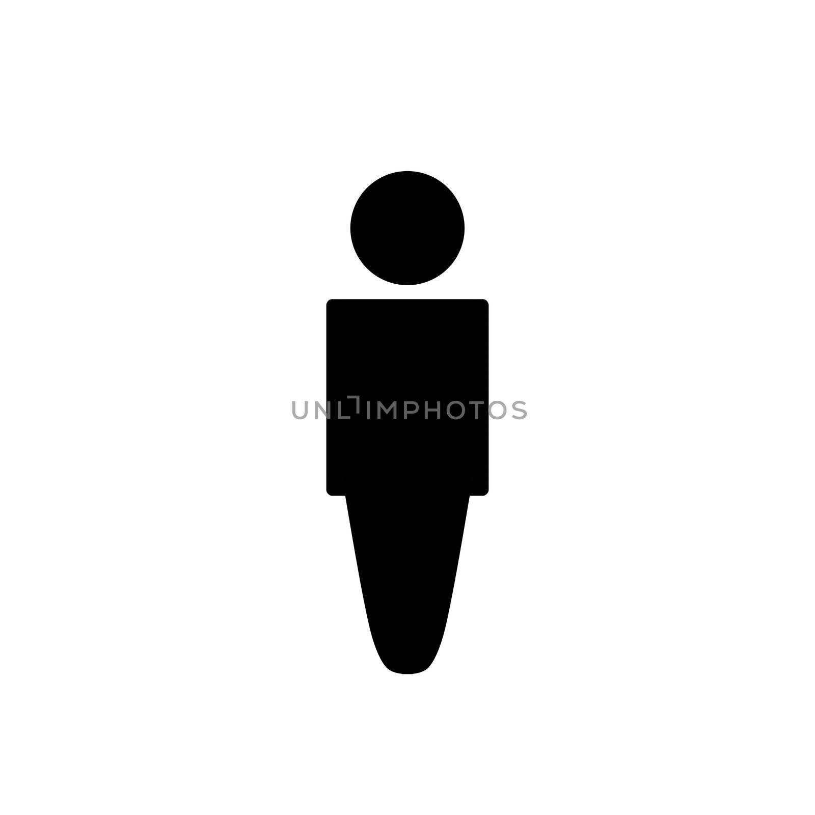 Man icon on white background. People, man, women,