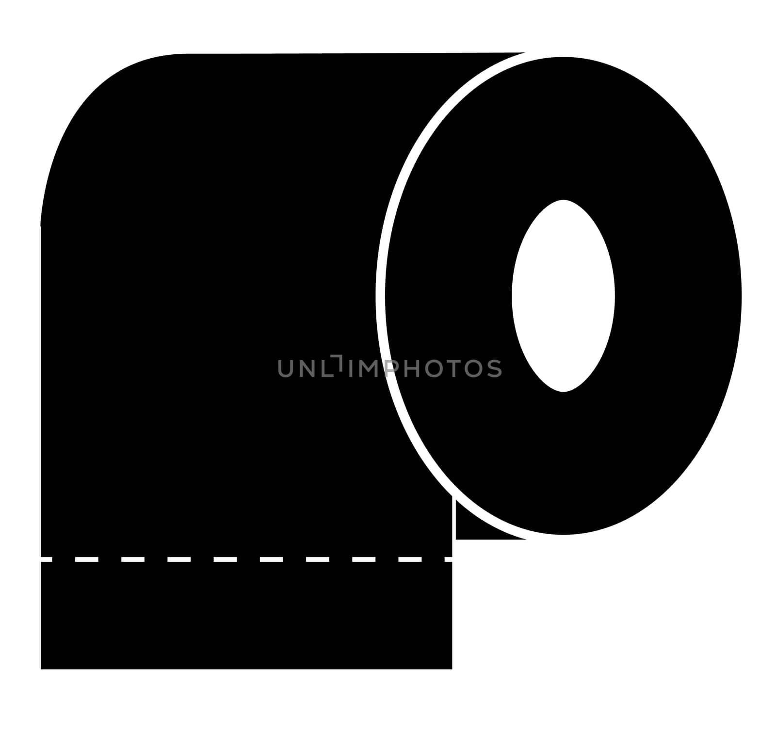 toilet paper icon. toilet paper on white background. flat style. toilet paper sign for your web site design, logo, app, UI. 