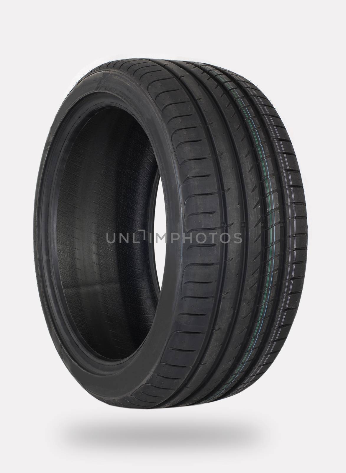 Brand new modern summer sports car tire