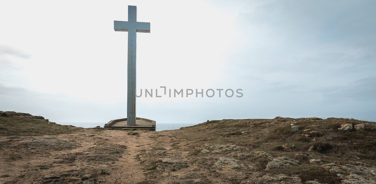 detail view on the Calvary of the sailors of the Pointe du Chate by AtlanticEUROSTOXX