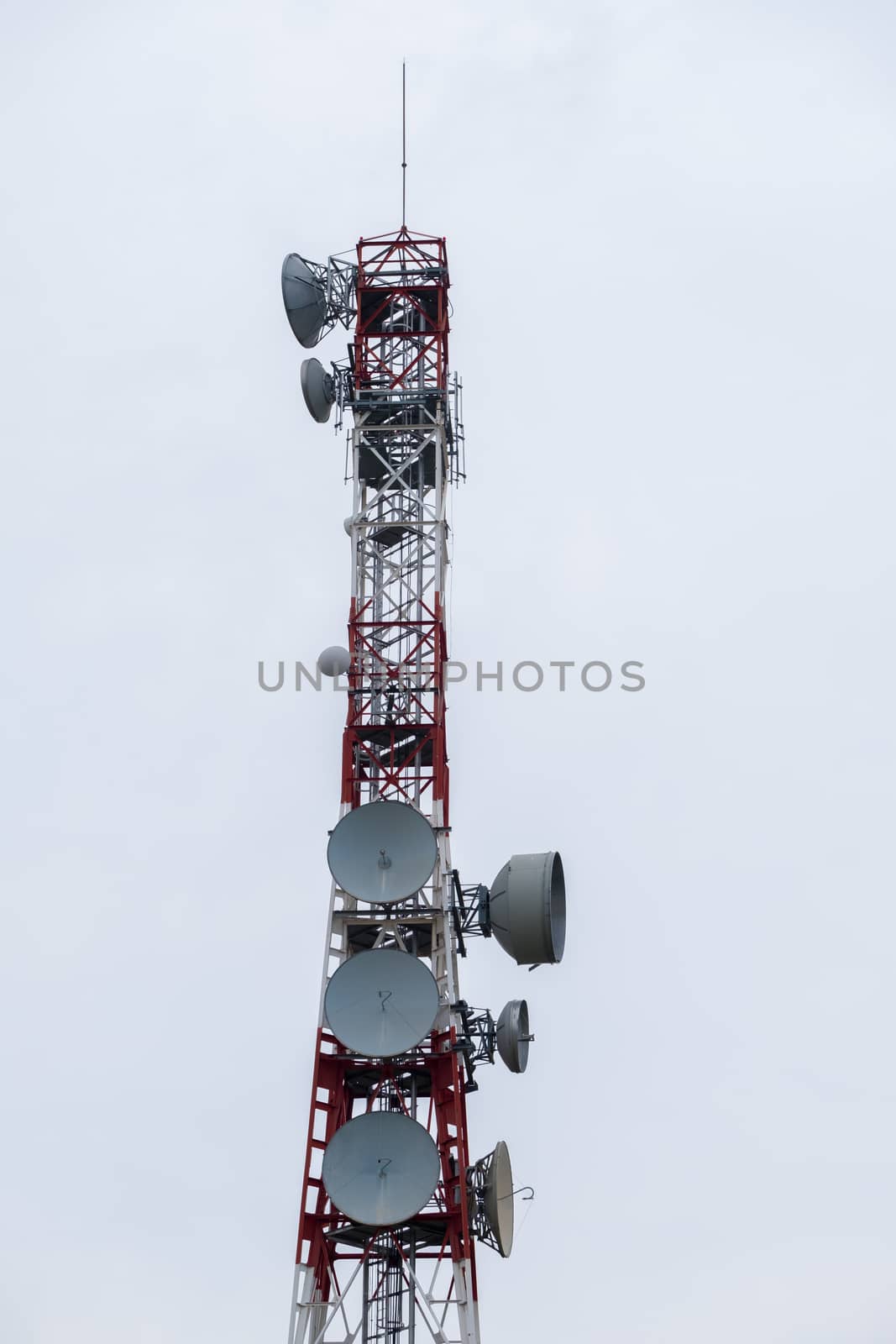 Modern mobile communication tower, 4G, 5G