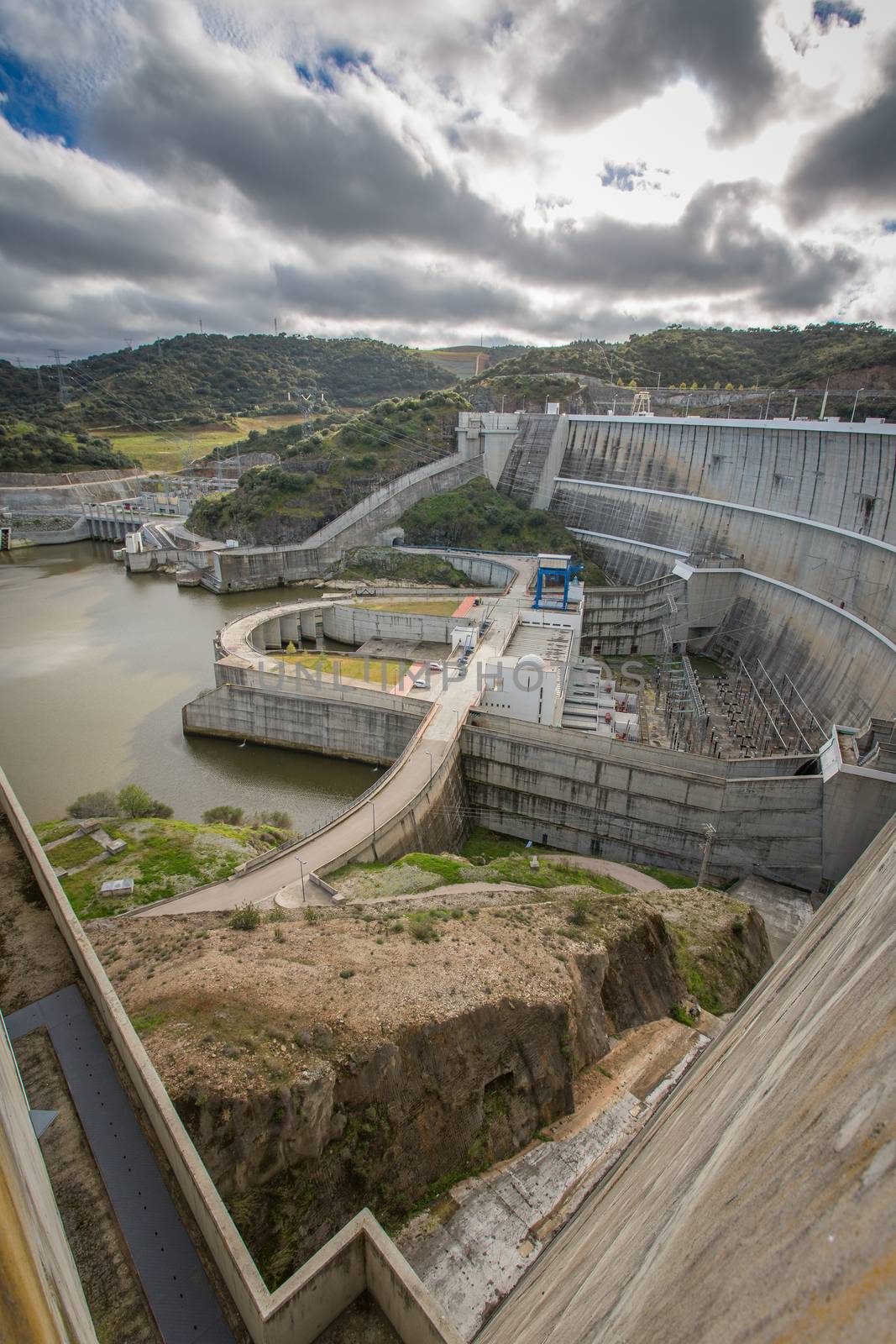 Panoramic view of Alqueva Reservoir, Alentejo, Portugal