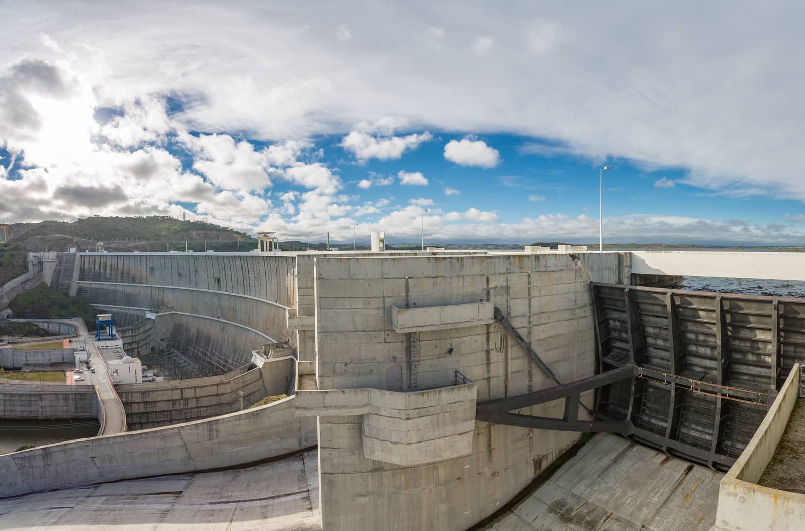 Panoramic view of Alqueva Reservoir, Alentejo, Portugal