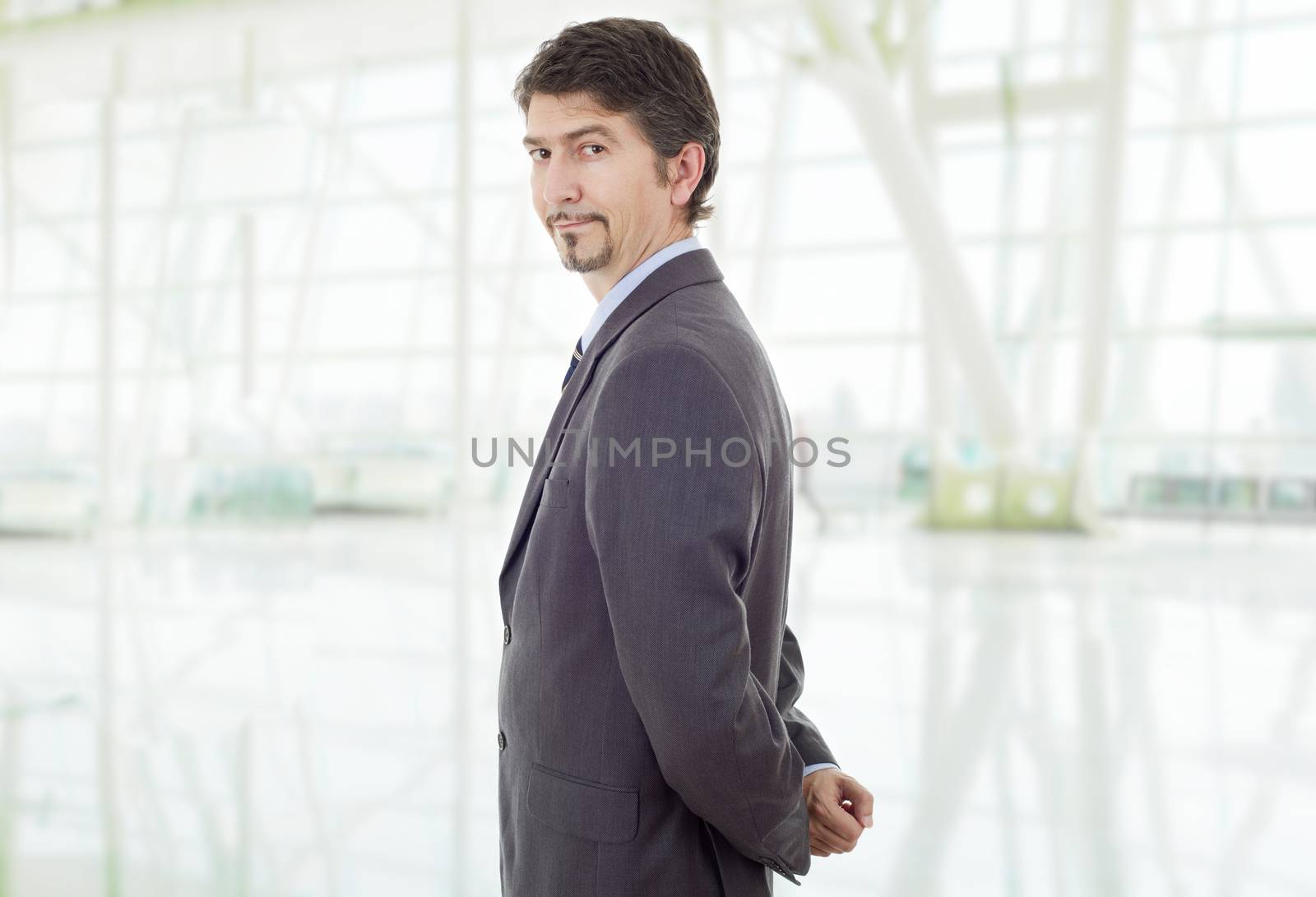 young business man portrait at the office