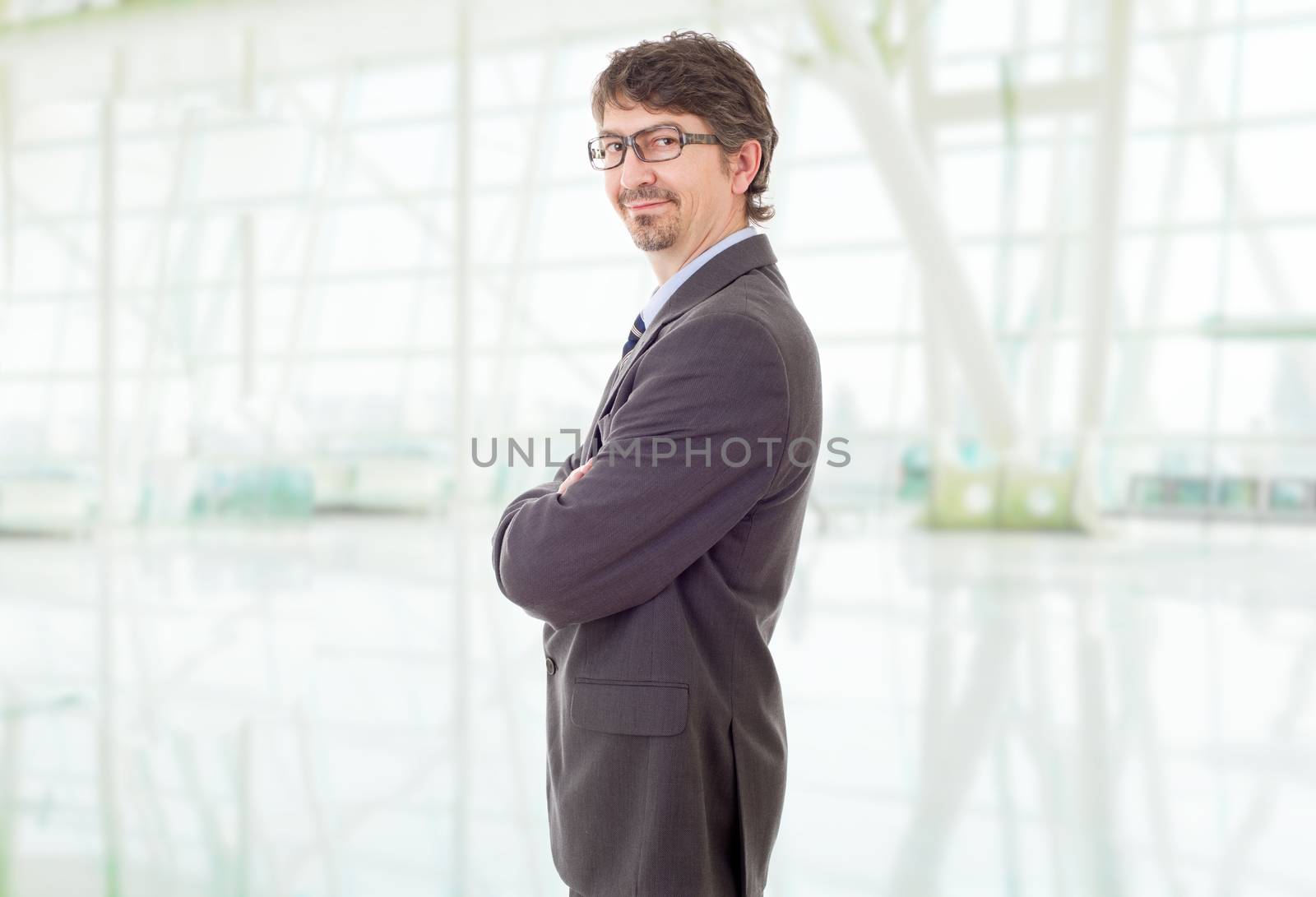 young business man portrait at the office