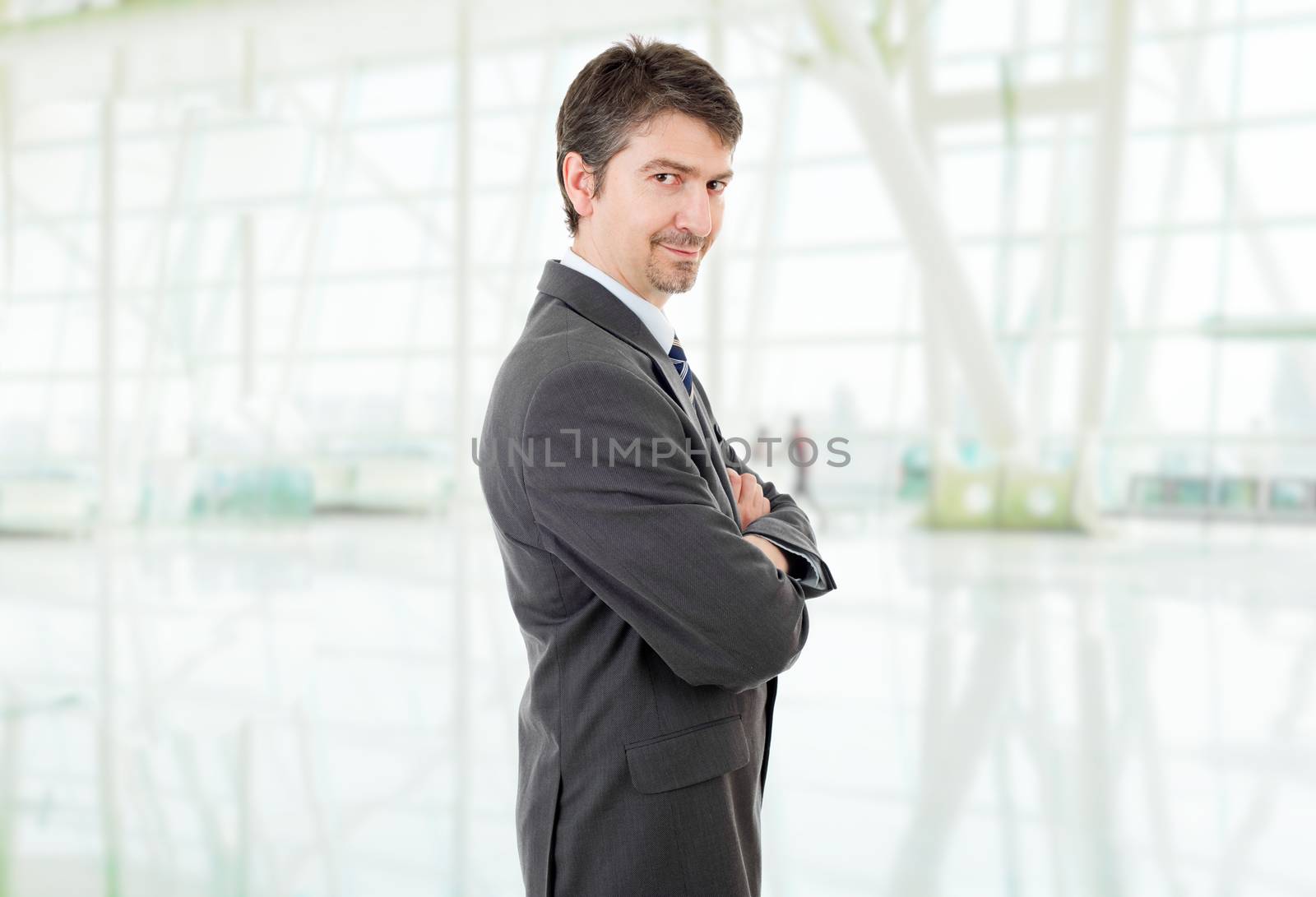 young business man portrait at the office