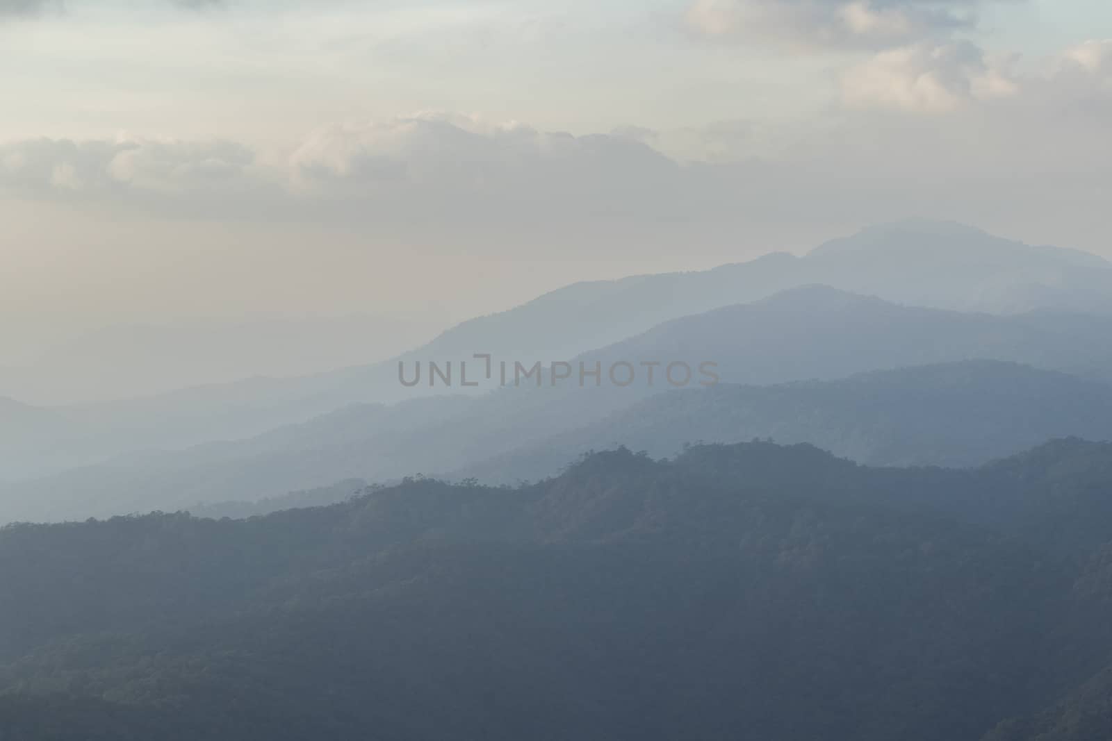  empty on top of a mountain view with cloud sky,landscape background