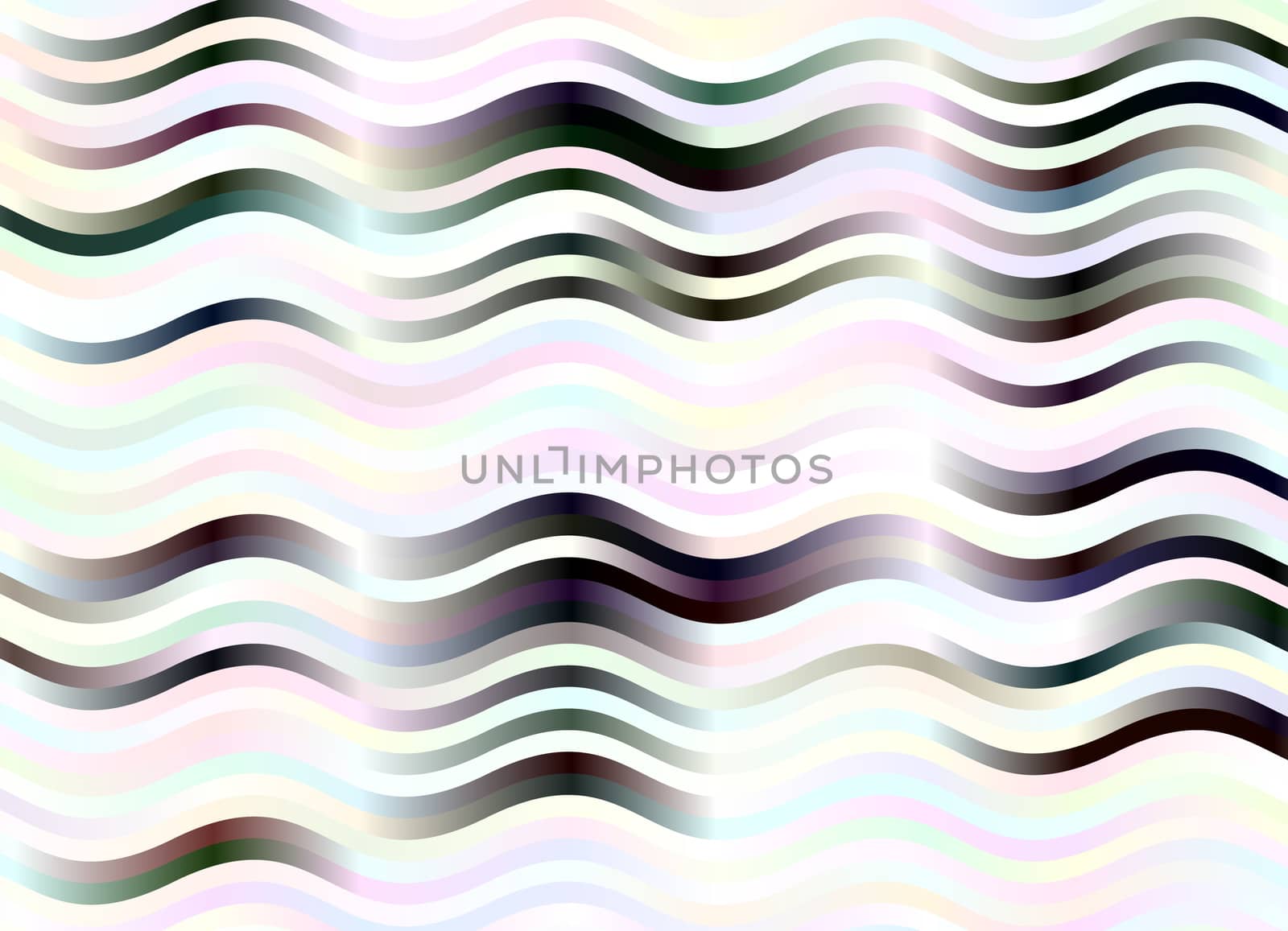 pale pastel colors, white and black horizontal waves background by CherJu