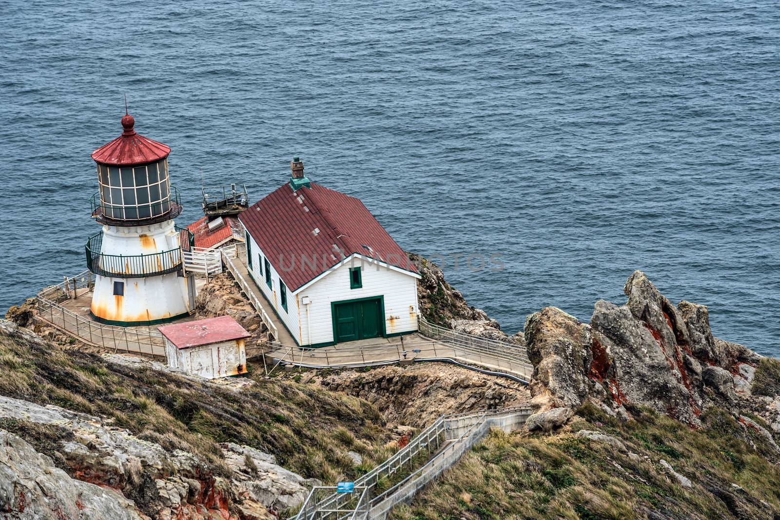 Point Reyes Lighthouse at the Point Reyes National Seashore, California