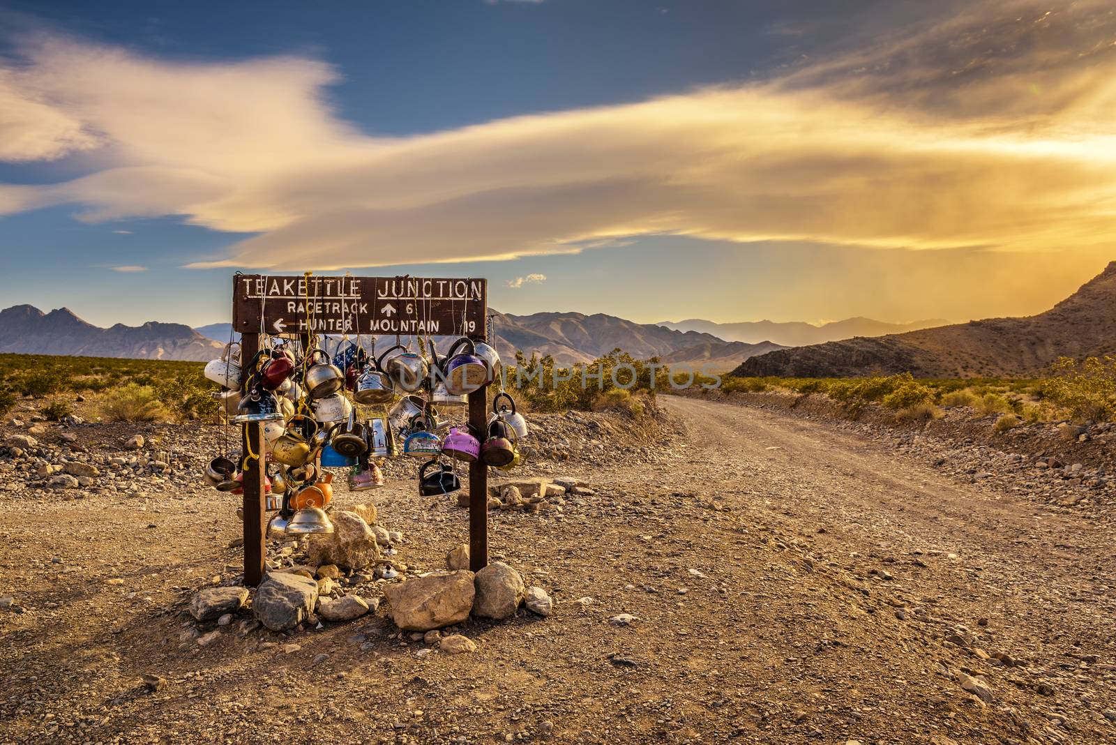 Teakettle Junction in Death Valley National Park, California by nickfox