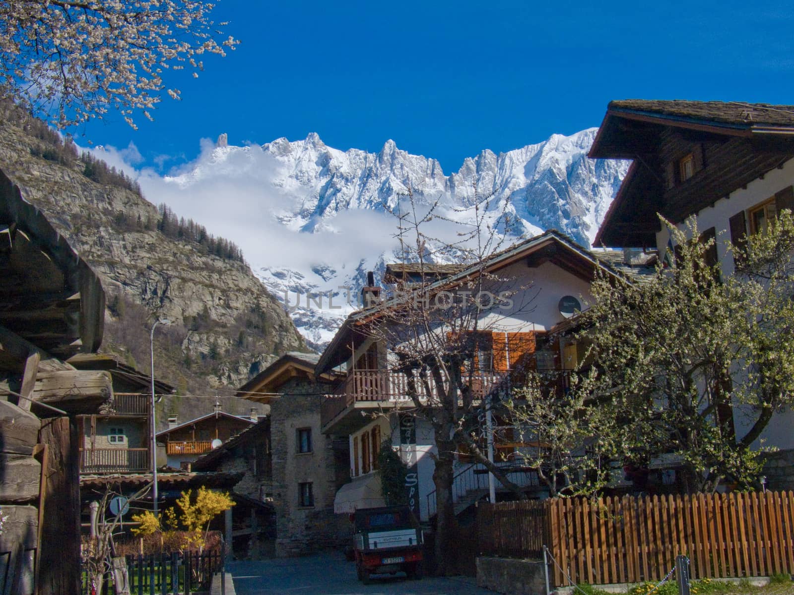 italian alps landscape by bertrand