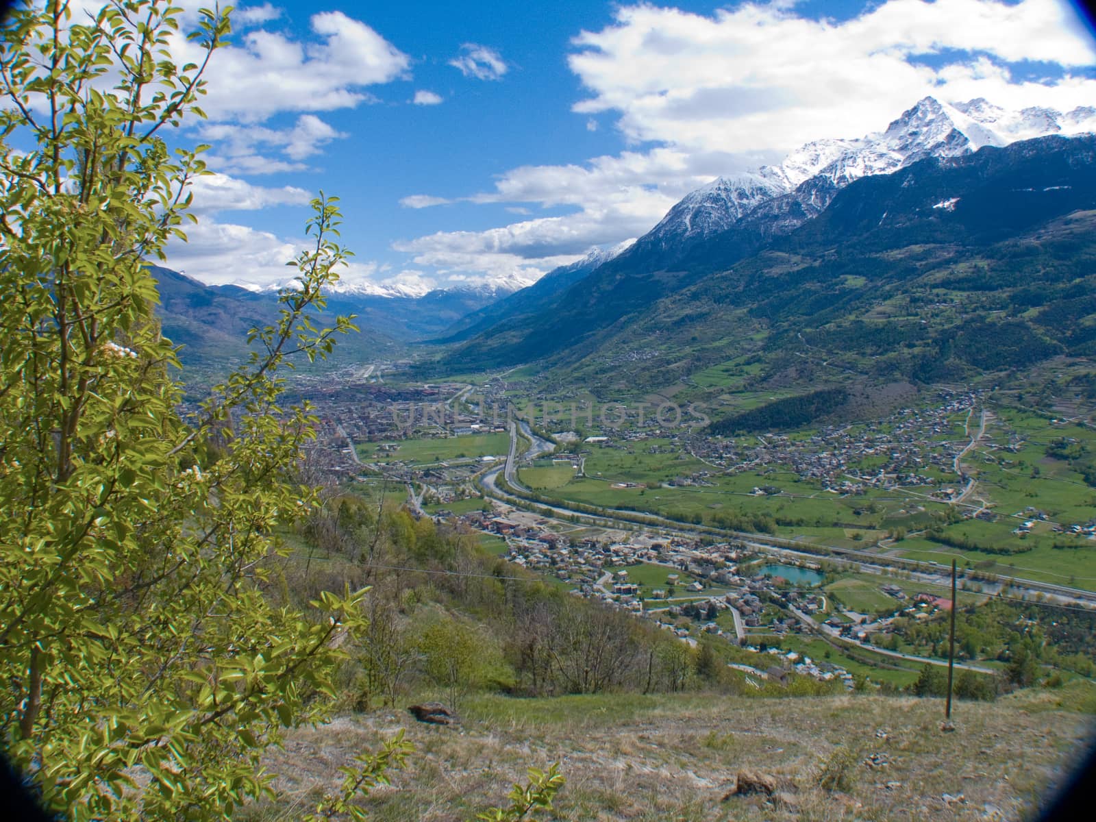 italian alps landscape by bertrand