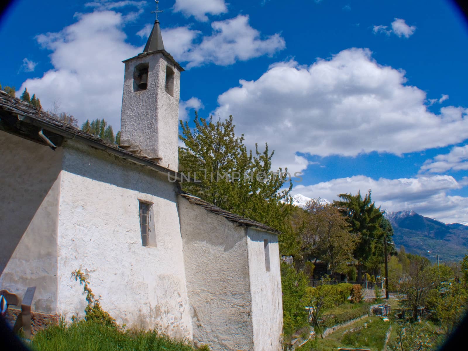 italian alps landscape by bertrand